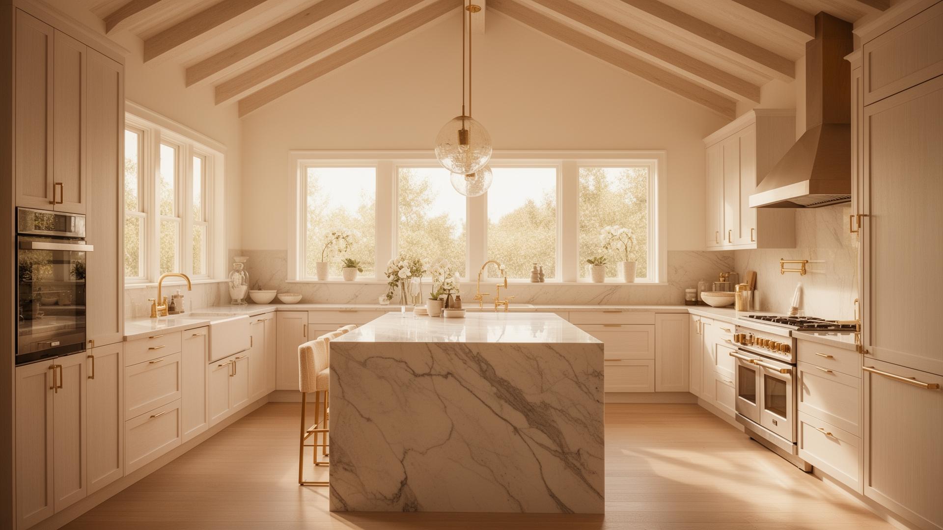 Luxury custom kitchen remodel by Dentara Contractors